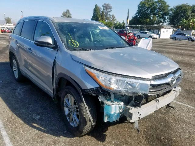 5TDJKRFH1FS124493 - 2015 TOYOTA HIGHLANDER SILVER photo 1