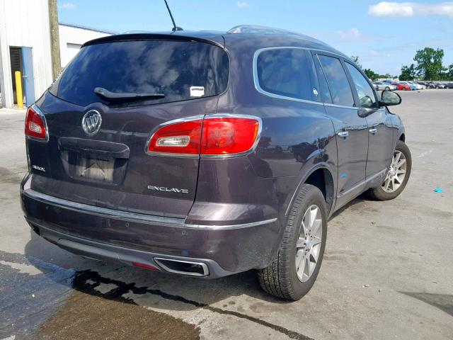 5GAKRBKD6FJ135112 - 2015 BUICK ENCLAVE BLACK photo 4