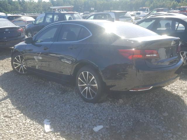 19UUB2F50HA001408 - 2017 ACURA TLX TECH შავი ფოტო 3