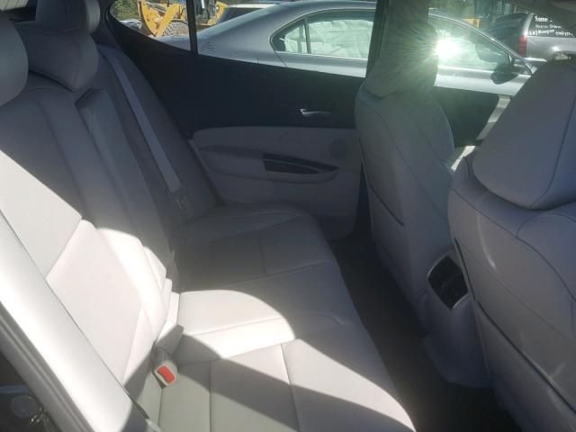 19UUB2F50HA001408 - 2017 ACURA TLX TECH შავი ფოტო 6