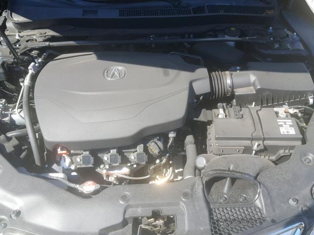 19UUB2F50HA001408 - 2017 ACURA TLX TECH შავი ფოტო 7