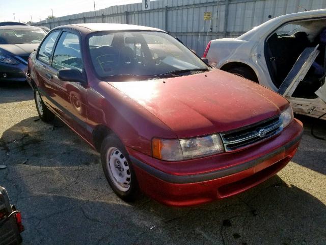 JT2EL43S2P0299107 - 1993 TOYOTA TERCEL DX RED photo 1