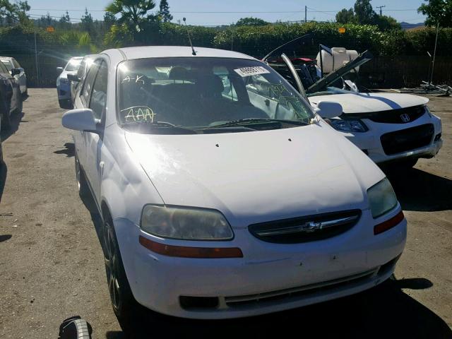 KL1TD526X5B477053 - 2005 CHEVROLET AVEO BASE 白色 照片 1