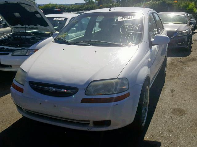 KL1TD526X5B477053 - 2005 CHEVROLET AVEO BASE 白色 照片 2