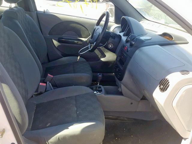 KL1TD526X5B477053 - 2005 CHEVROLET AVEO BASE 白色 照片 5
