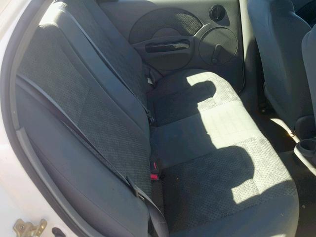 KL1TD526X5B477053 - 2005 CHEVROLET AVEO BASE 白色 照片 6