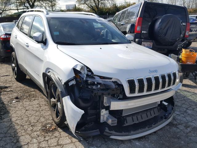 1C4PJMDX5KD107857 - 2019 JEEP CHEROKEE L WHITE photo 1