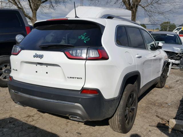 1C4PJMDX5KD107857 - 2019 JEEP CHEROKEE L WHITE photo 4