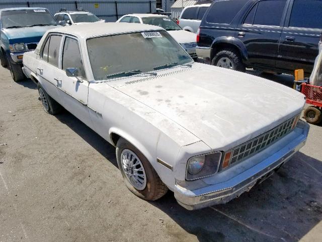 1X69D6L150829 - 1976 CHEVROLET NOVA WHITE photo 1