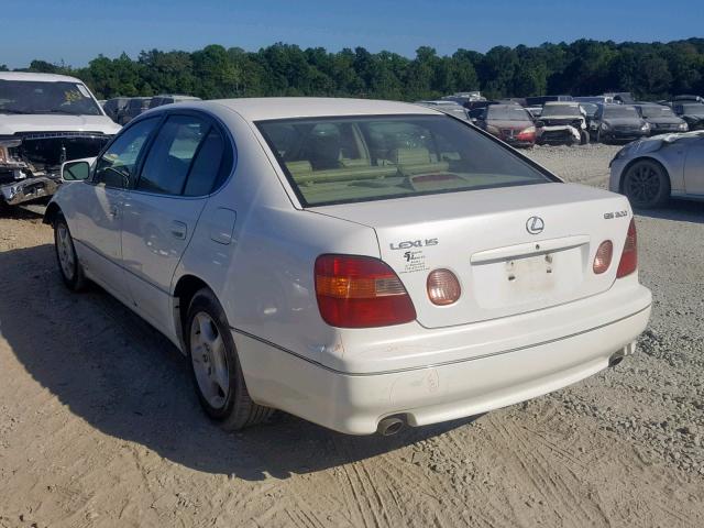 JT8BD68S0Y0105332 - 2000 LEXUS GS 300 WHITE photo 3