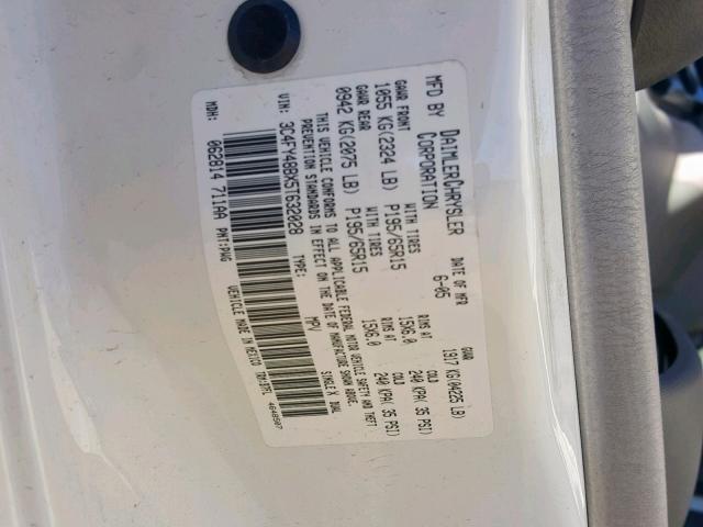 3C4FY48BX5T632028 - 2005 CHRYSLER PT CRUISER CREAM photo 10