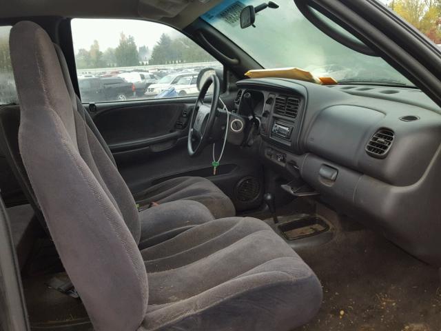 1B7GG22N5YS573281 - 2000 DODGE DAKOTA BLACK photo 5