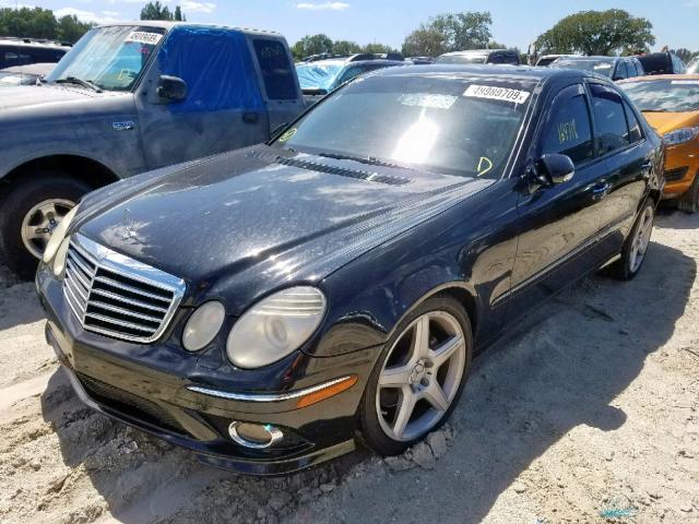 WDBUF56X89B424589 - 2009 MERCEDES-BENZ E 350 BLACK photo 2