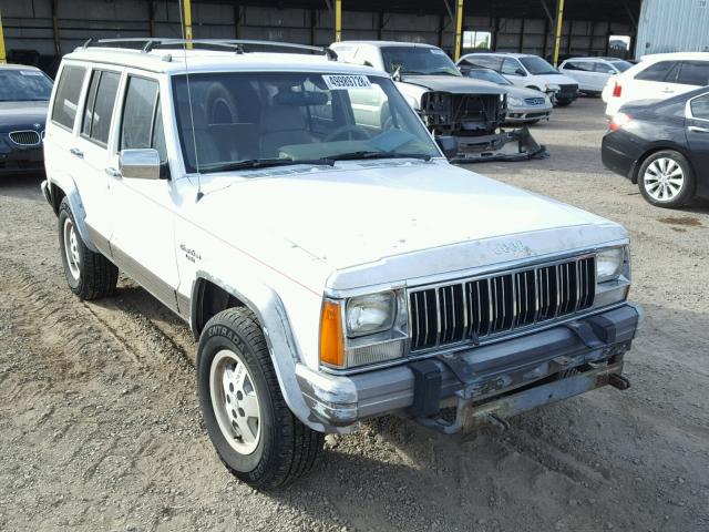 1J4FJ58S4NL163258 - 1992 JEEP CHEROKEE WHITE photo 1