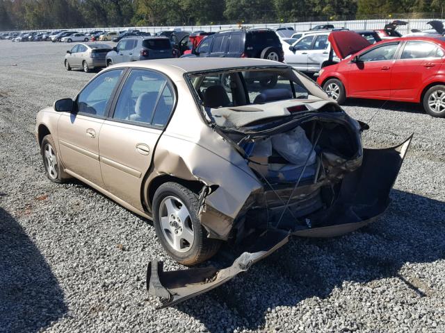 1G1NE52J52M717024 - 2002 CHEVROLET MALIBU LS 金色 照片 3