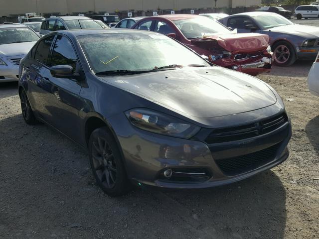 1C3CDFBB4FD300603 - 2015 DODGE DART SXT GRAY photo 1