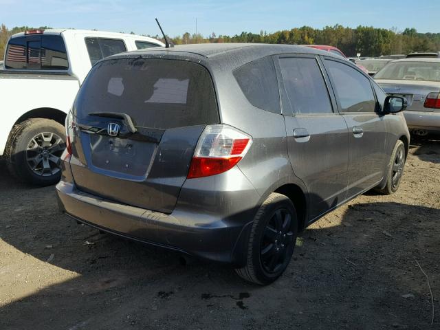 JHMGE8H38BC025581 - 2011 HONDA FIT GRAY photo 4