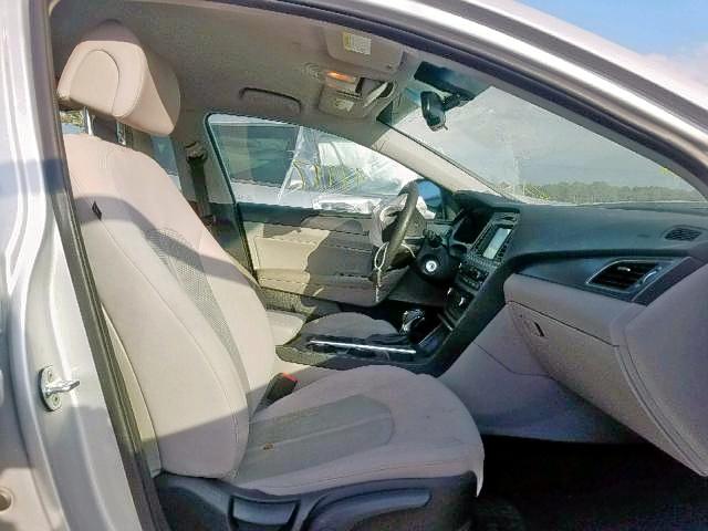 5NPE34AF5GH335257 - 2016 HYUNDAI SONATA SPO SILVER photo 5