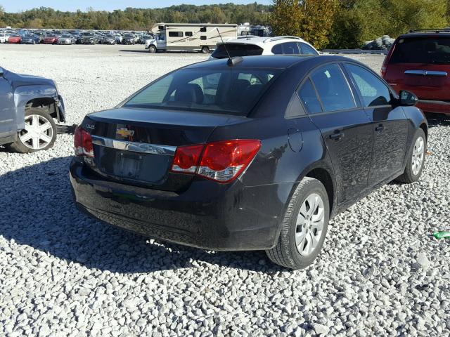 1G1PA5SH9F7191051 - 2015 CHEVROLET CRUZE LS BLACK photo 4