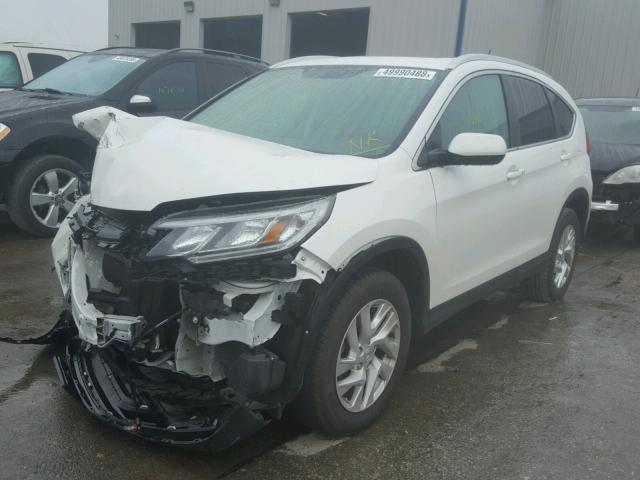 5J6RM3H73FL007704 - 2015 HONDA CR-V EXL WHITE photo 2