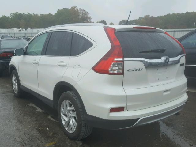 5J6RM3H73FL007704 - 2015 HONDA CR-V EXL WHITE photo 3