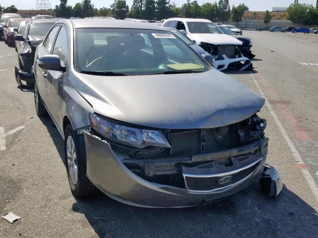 KNAFU4A29A5142144 - 2010 KIA FORTE EX GRAY photo 1