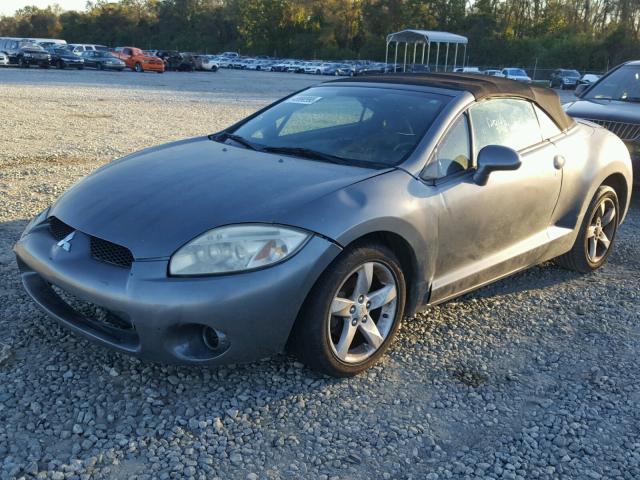 4A3AL25F68E039997 - 2008 MITSUBISHI ECLIPSE SP GRAY photo 2