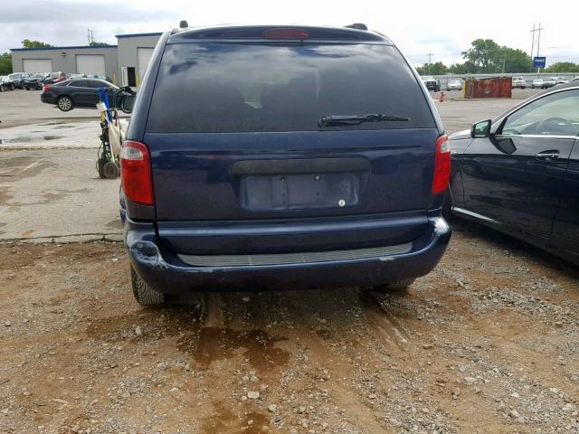 1D4GP25R26B634231 - 2006 DODGE CARAVAN SE BLUE photo 9