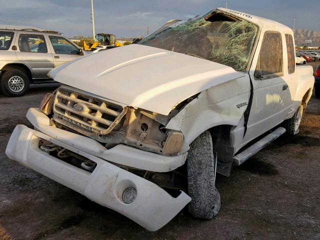 1FTZR15E91PA14687 - 2001 FORD RANGER SUP WHITE photo 2