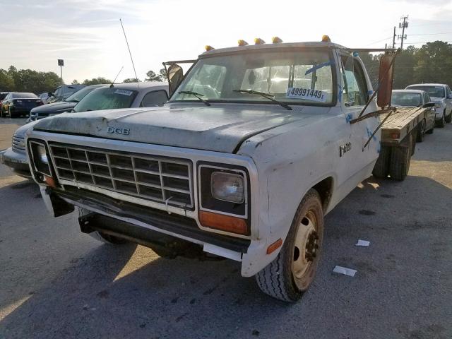 1B7MD34W1FS670255 - 1985 DODGE D-SERIES D WHITE photo 2