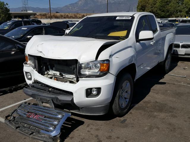 1GTH5CEA6G1237202 - 2016 GMC CANYON SLE WHITE photo 2