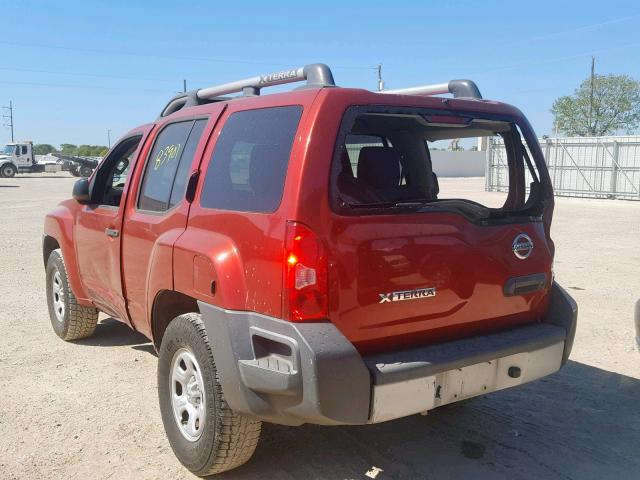 5N1AN0NW6EN806594 - 2014 NISSAN XTERRA X RED photo 3