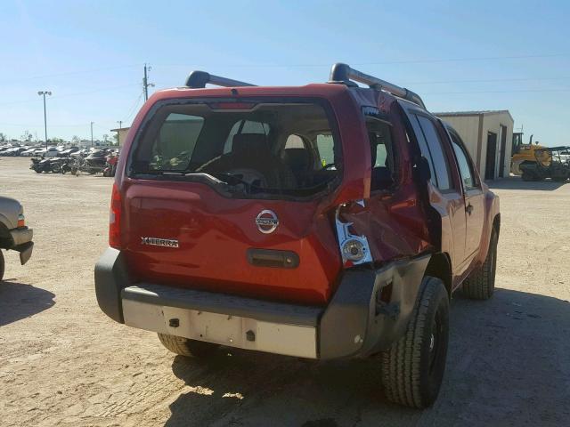 5N1AN0NW6EN806594 - 2014 NISSAN XTERRA X RED photo 4