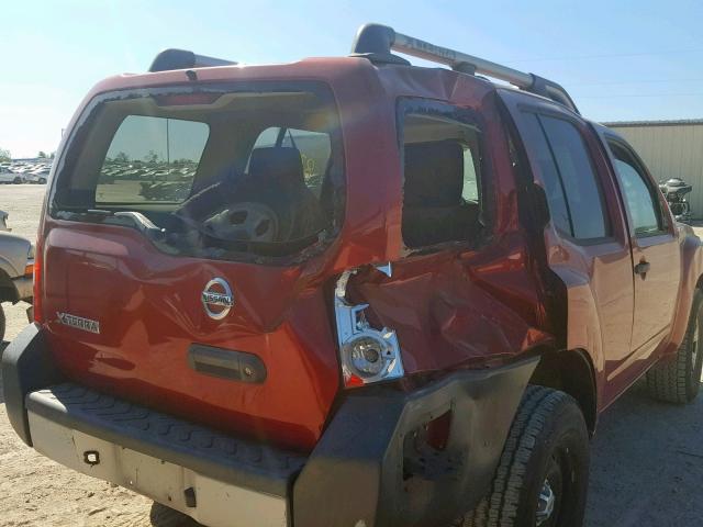 5N1AN0NW6EN806594 - 2014 NISSAN XTERRA X RED photo 9