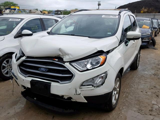 MAJ3S2GE7KC251917 - 2019 FORD ECOSPORT S WHITE photo 2