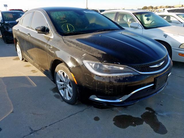 1C3CCCAB1FN688113 - 2015 CHRYSLER 200 LIMITE BLACK photo 1