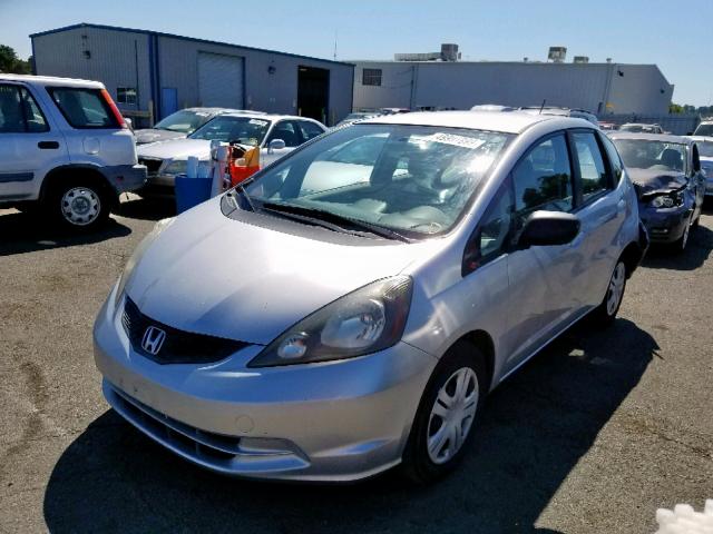 JHMGE8H33BS010377 - 2011 HONDA FIT GRAY photo 2