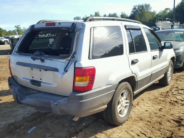 1J4GX48S14C303228 - 2004 JEEP GRAND CHER SILVER photo 4