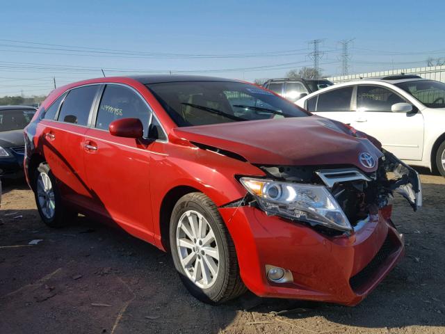 4T3ZA3BB4BU042514 - 2011 TOYOTA VENZA BASE RED photo 1