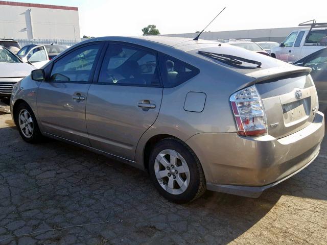 JTDKB20U877627130 - 2007 TOYOTA PRIUS BROWN photo 3