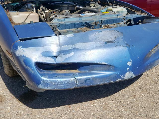 1G2FS23E0ML249222 - 1991 PONTIAC FIREBIRD B BLUE photo 9