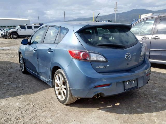 JM1BL1H51A1285258 - 2010 MAZDA 3 S BLUE photo 3