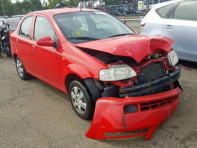 KL1TJ52614B201254 - 2004 CHEVROLET AVEO LS RED photo 1