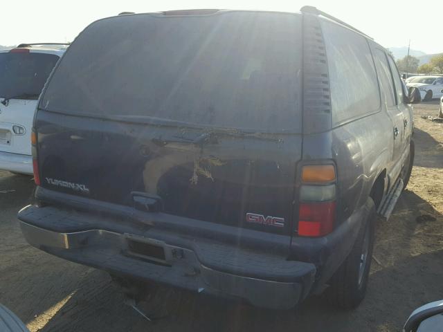 1GKFK16T54J151917 - 2004 GMC YUKON XL K BLUE photo 4