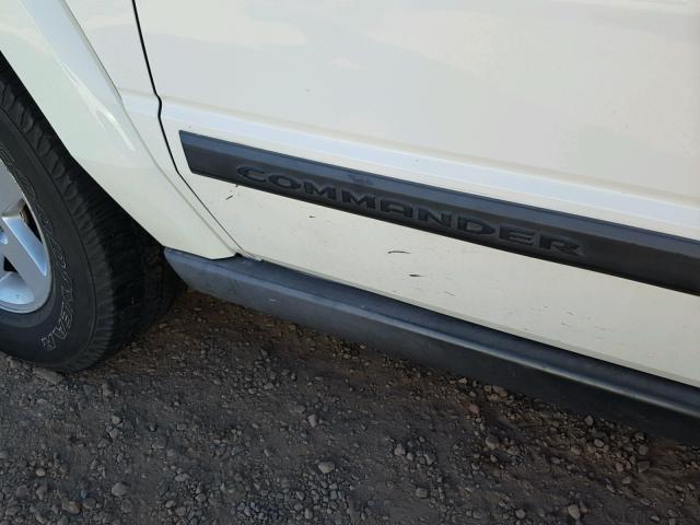 1J8HG48K47C578776 - 2007 JEEP COMMANDER WHITE photo 10