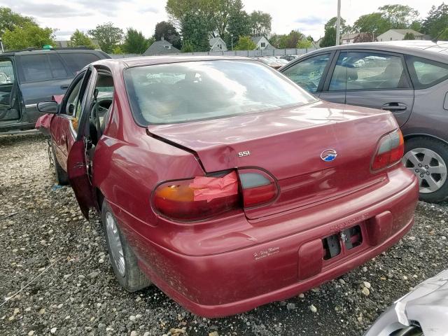 1G1ND52F54M691476 - 2004 CHEVROLET CLASSIC RED photo 3