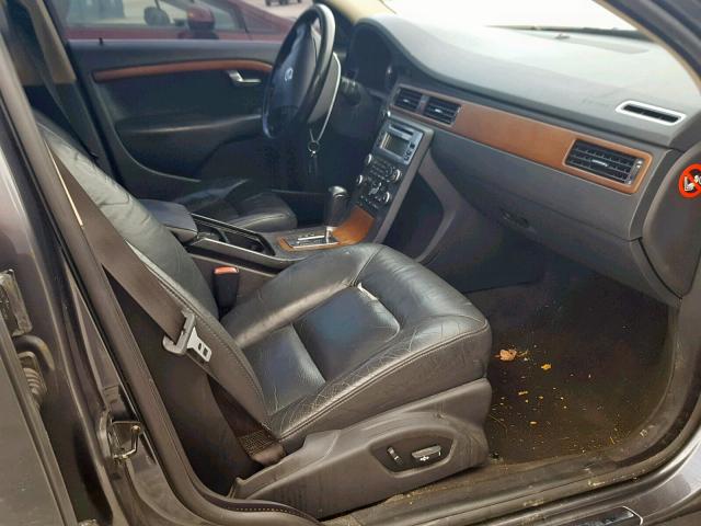 YV1AH992381056813 - 2008 VOLVO S80 T6 TUR GRAY photo 5