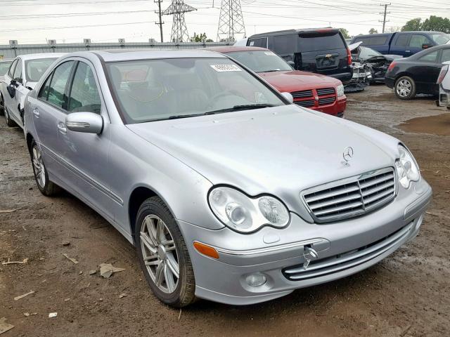 WDBRF87H46F757150 - 2006 MERCEDES-BENZ C 350 4MAT SILVER photo 1