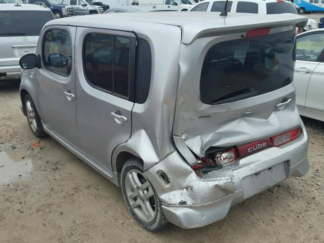 JN8AZ28R09T113214 - 2009 NISSAN CUBE BASE SILVER photo 3