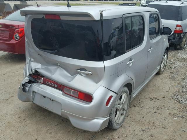 JN8AZ28R09T113214 - 2009 NISSAN CUBE BASE SILVER photo 4